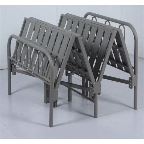 folding metal bed frame